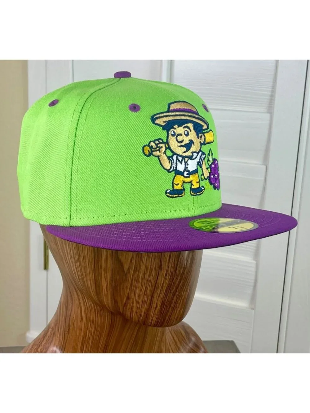 New Era 59Fifty MiLB Viñeros de Tri City Baseball Fitted Hat Size 7 1/8 - NWT